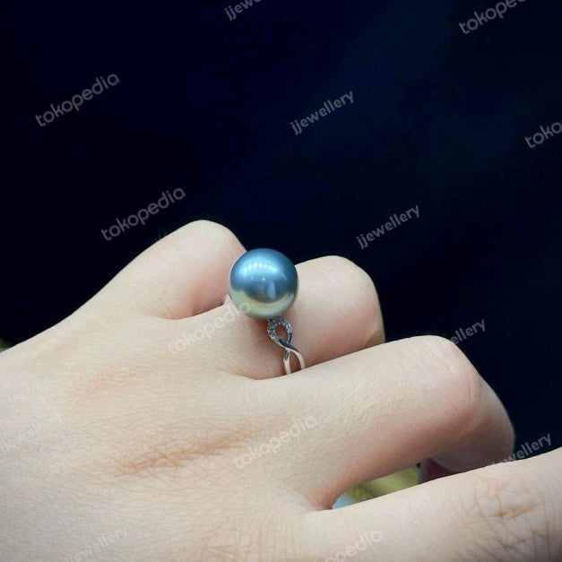 Simple Tahiti Pearl Ring