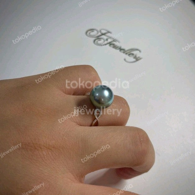 Simple Tahiti Pearl Ring