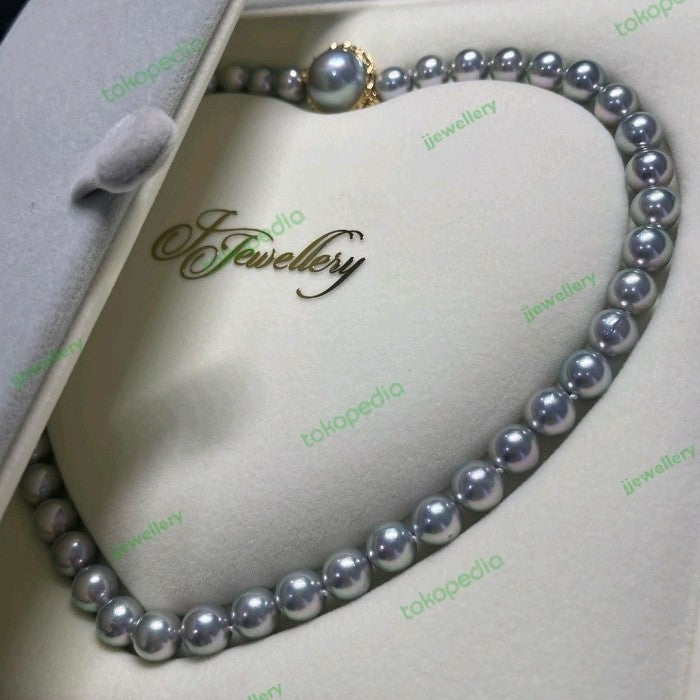 Classic Akoya + Mabe Pearl Necklace