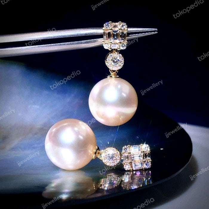 Paris Rose Southsea Pearl Earrings