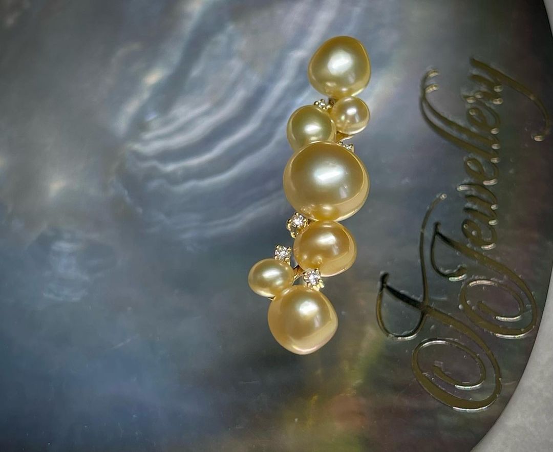 Balance Keshi South Sea Pearl Ring