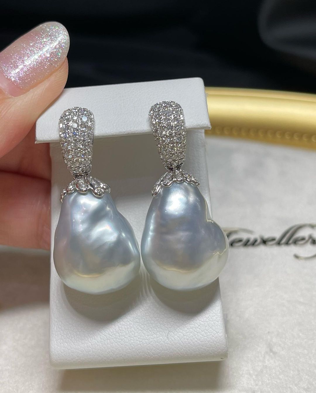 Classic Baroque South Sea Pearl Earrings