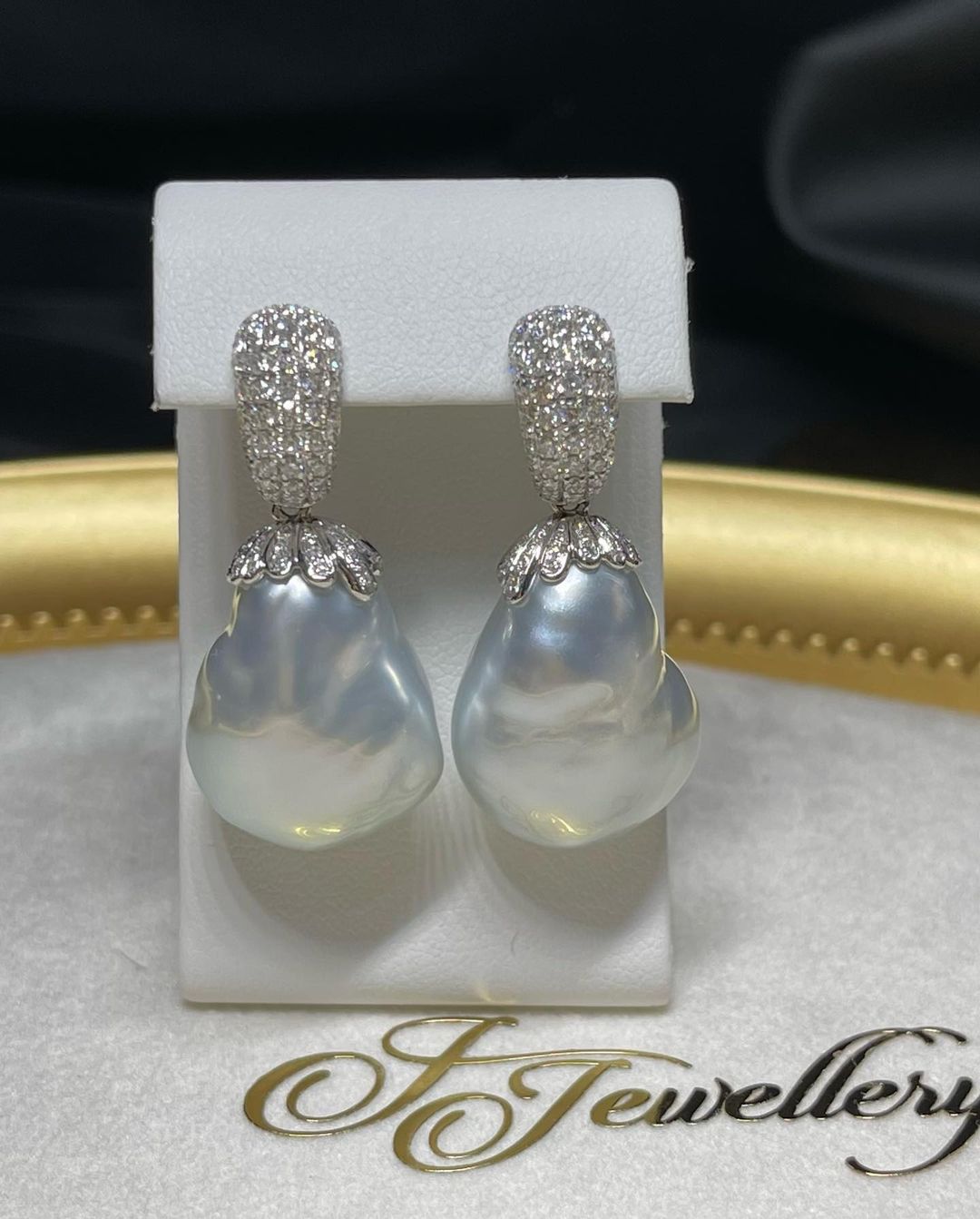 Classic Baroque South Sea Pearl Earrings