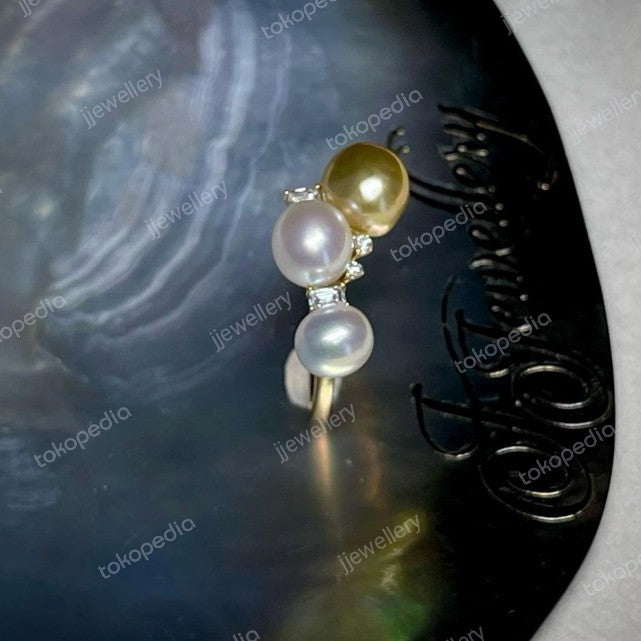 Super Quality South Sea Keshi Pearl Ring