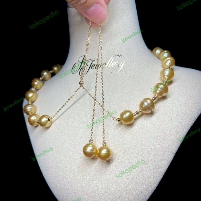 South Sea Pearl Necklace + Bracelet