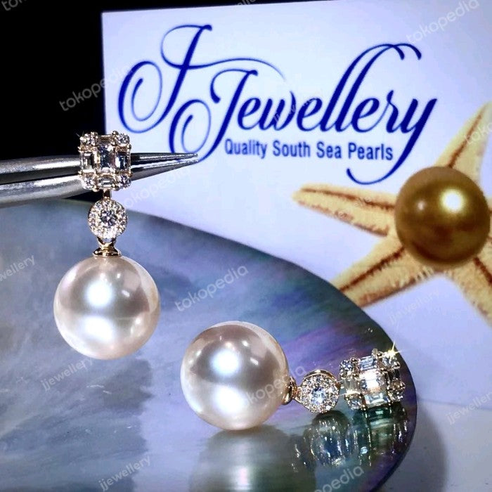 Paris Rose Southsea Pearl Earrings