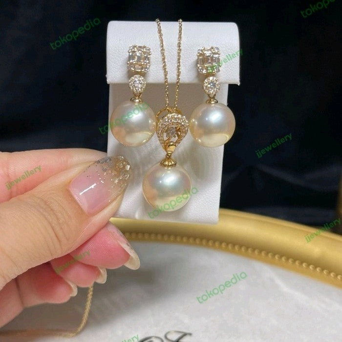 Champagne Gold South Sea Pearl Necklace