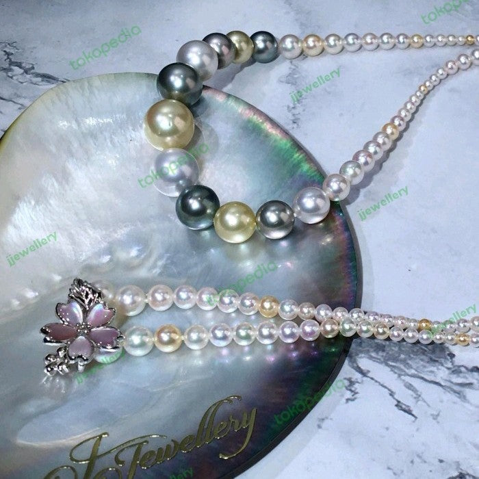 Mix Candy Akoya + South Sea + Tahiti Pearl Necklace